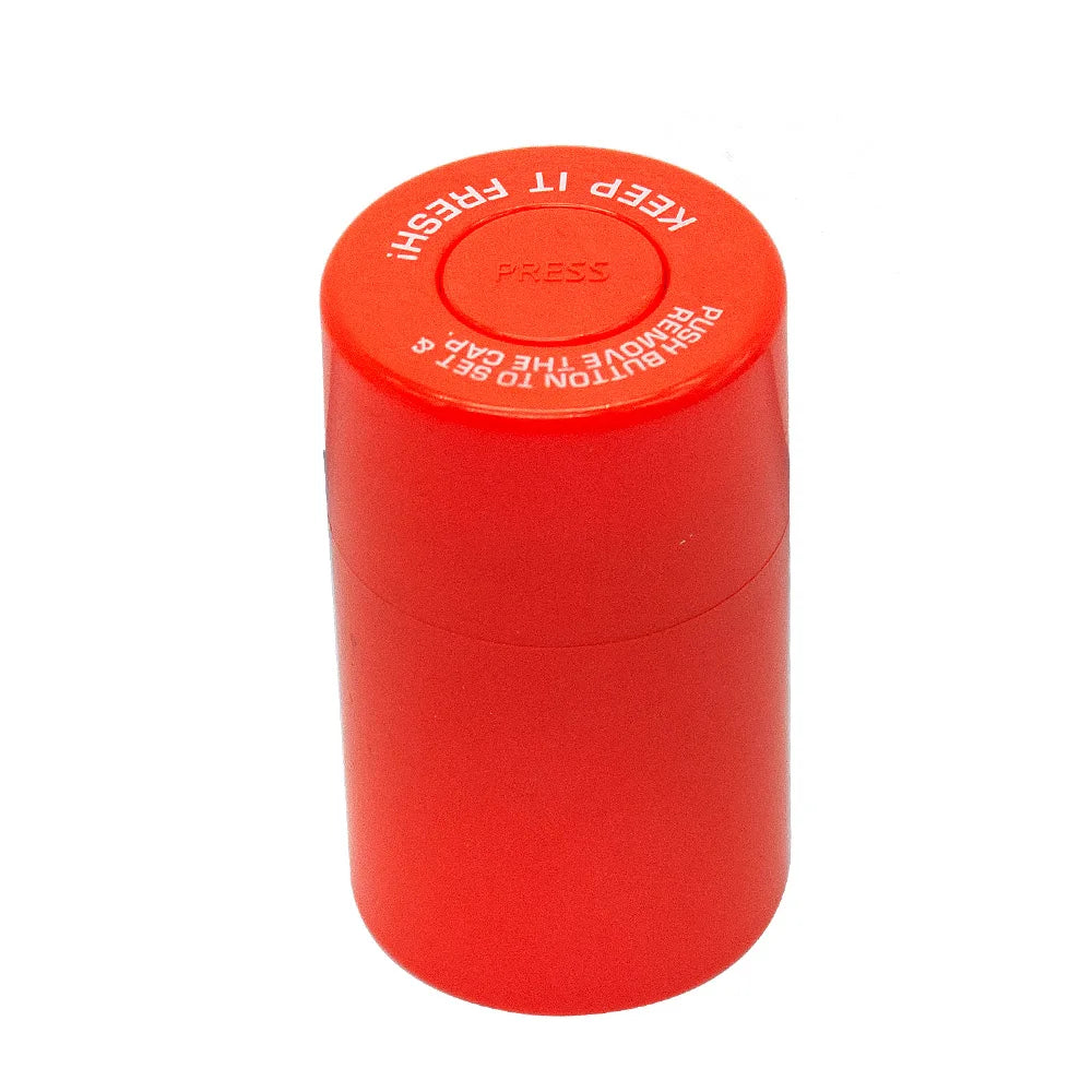 HONEYPUFF Vacuum Sealed Jar Vial Container Acrylic Plastic Storage Stash Jar Pill Bottle Case Box Tobacco Herb Container