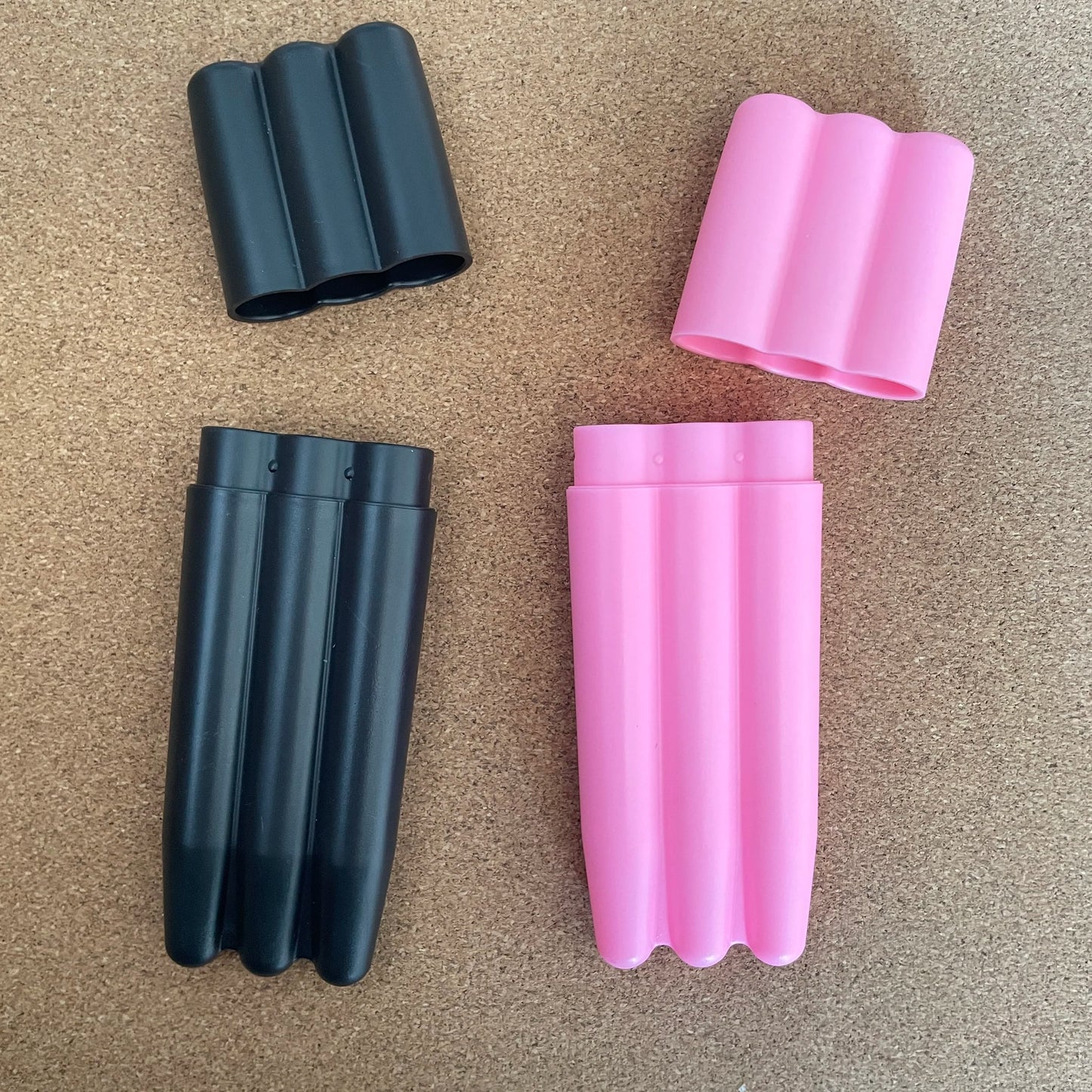 Three Tree Triple Black Case Plastic Storage Easy to Take
