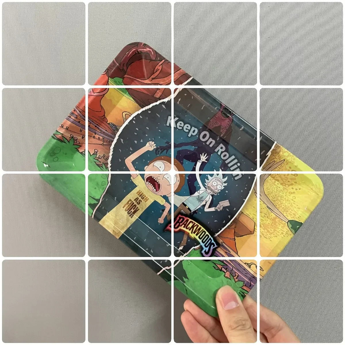 Metal Rolling Tray Smoking Accessories 180*125mm