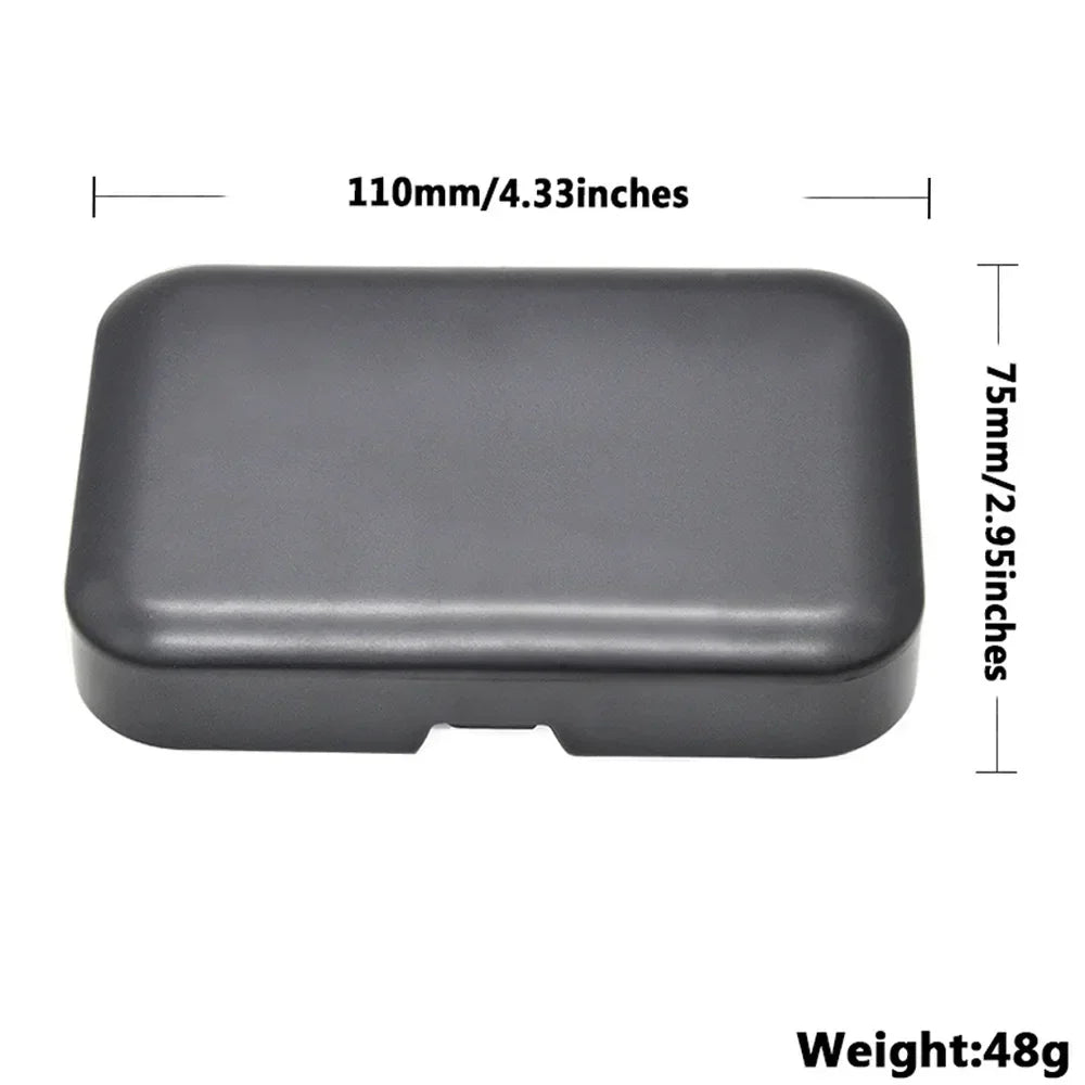 Protable Plastic Tobacco Papers Dry Herb Storage Boxs 110mm*75mm Cone Rolling Paper Cigarette Case Grass for Smoking Accessories