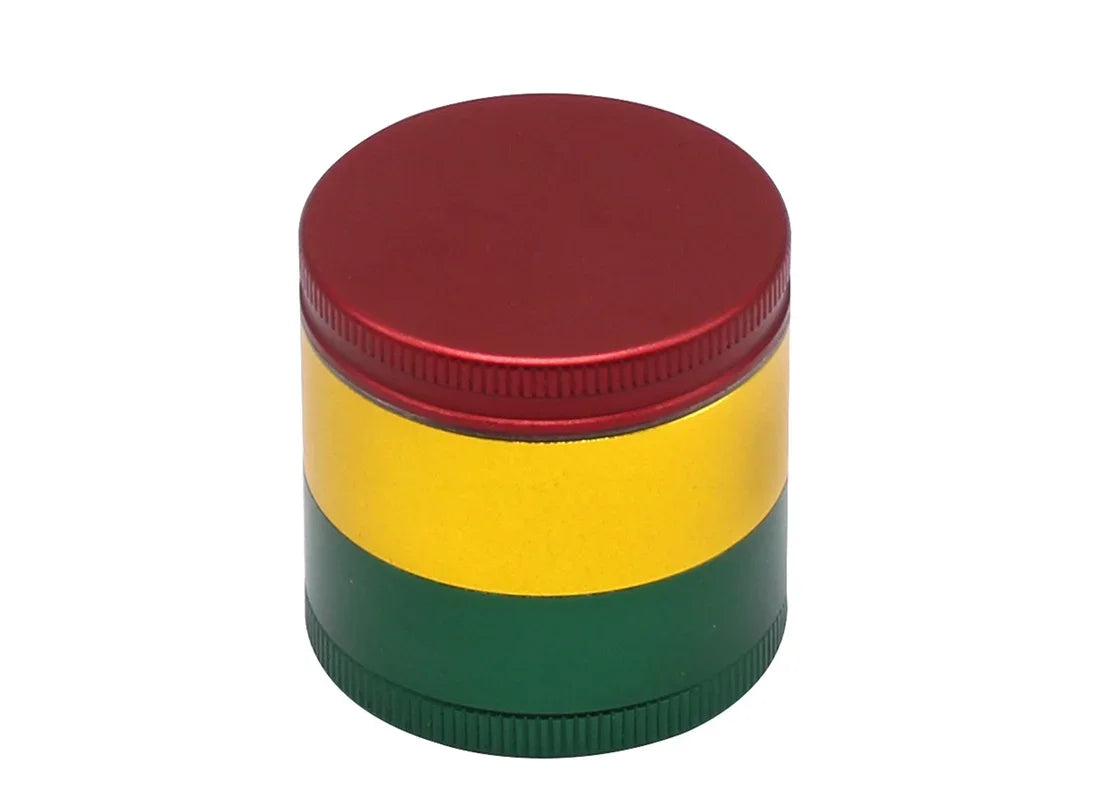 40mm 4 Layers Tobacco Herbal Grinder 5 Colors Crusher Metal Zinc Aluminum Alloy Cutter Mill Lighting for Spice Smoking