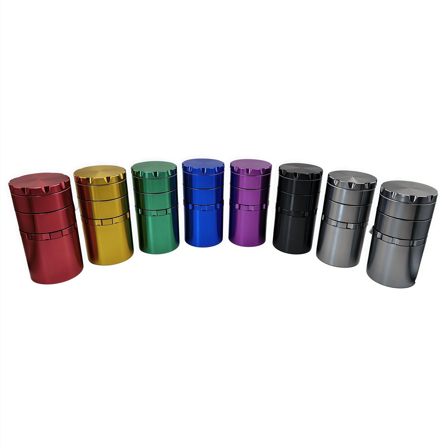 50mm 5-Layer Grinder | 8 Colors | with Storage Base & Diamond Teeth for Efficient Grind,Tobacco Accessories