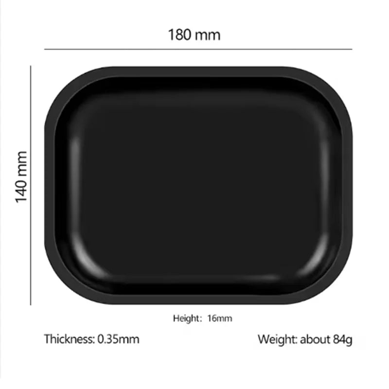 Tobacco Rolling Tray 18*14cm Serving Tray High Quality With Magnetic Lid Cover Storage Trays Various Patterns Wholesale