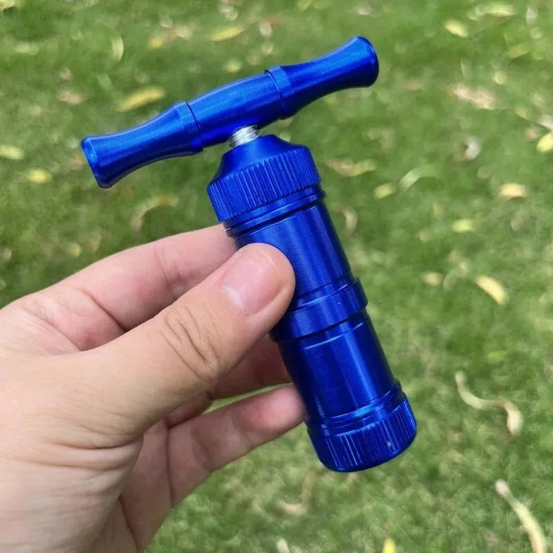 High Quality Aluminum Alloy Press Spice Pepper Mill Smoking Accessories