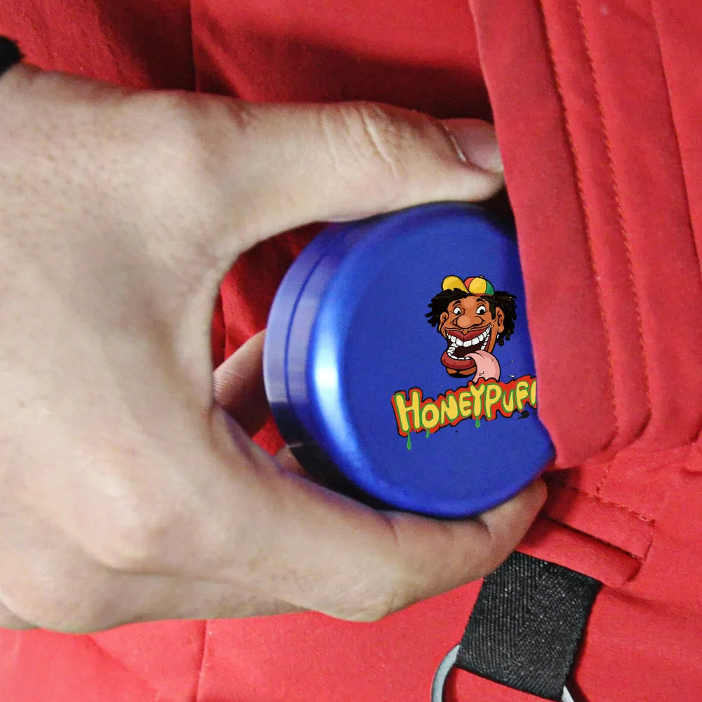 HONEYPUFF Stash Jar Herb Containers Aluminum Tobacco Case 35ML Airtight Storage Accessories