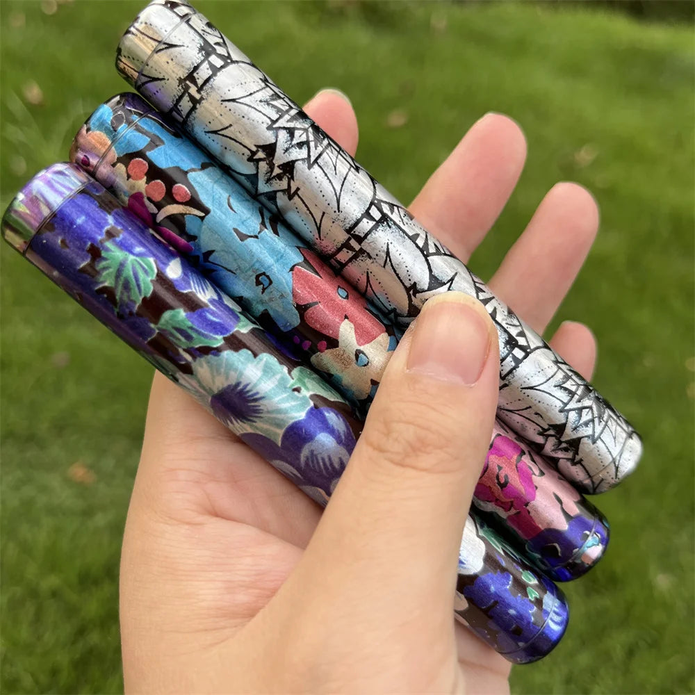 Printing Colors Proof Waterproof Cigarette Holder Aluminum Cigar Airtight Container Travel Storage Tube Smoking Accessories
