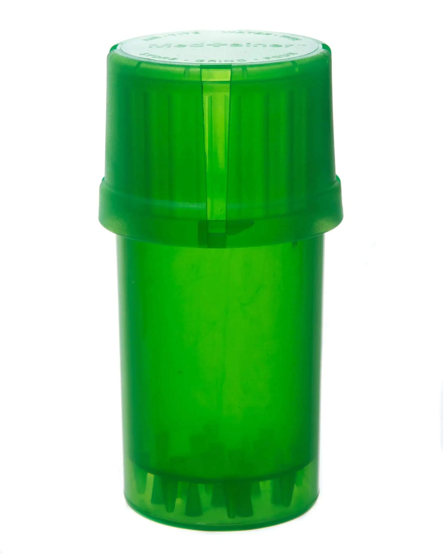 Stash Jar Storage Container with a Built-In Grinder Air Tight Water and Smell Proof Container