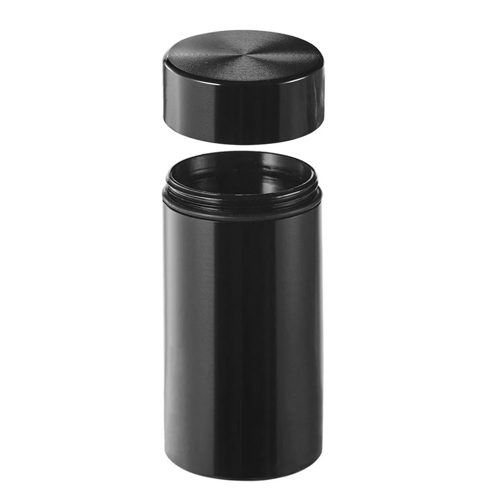 Portable Stash Jar Box Metal Stash Jar for Grass Tobacco Airtight Smell Proof Waterproof Storage Container Smoke Accessories