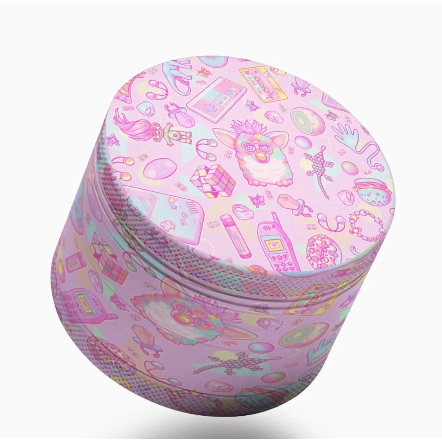 50mm Cute Grinder Metal Magnetic Closure Four Piece Cute Grinders for Girls