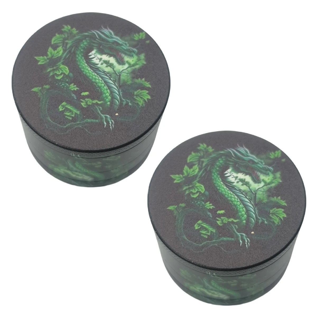 50mm Dragon Metal Herb Grinder Tobacco 4-layer Spice Mill Salt Mortar Grass Raw Tobacco Grinder Smoking Accessories Kitchen Tool