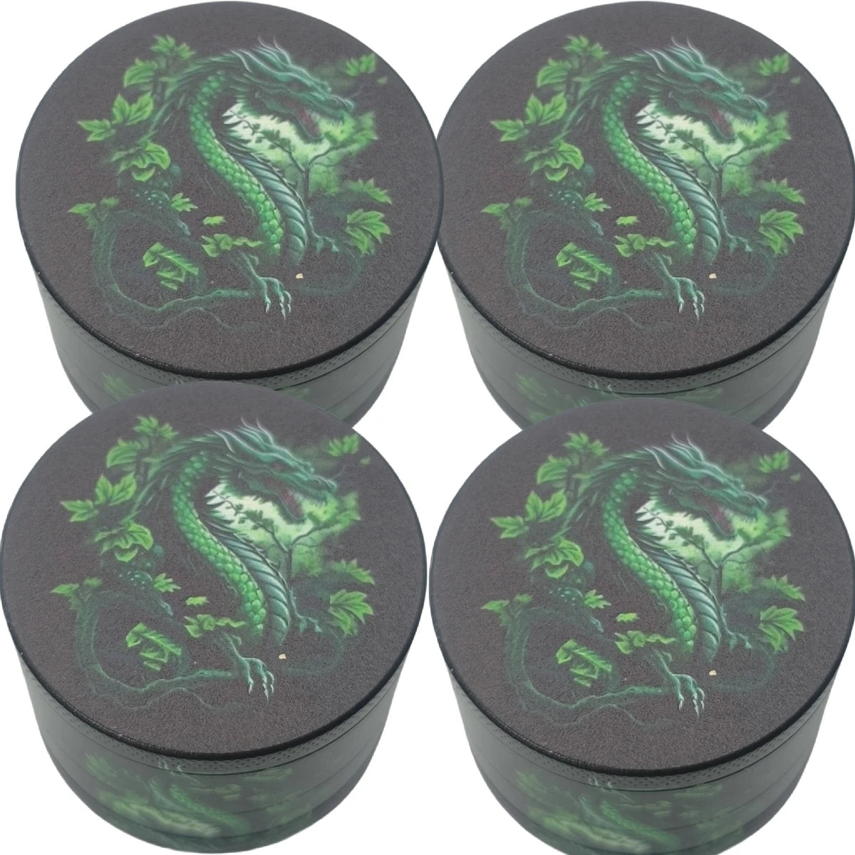 50mm Dragon Metal Herb Grinder Tobacco 4-layer Spice Mill Salt Mortar Grass Raw Tobacco Grinder Smoking Accessories Kitchen Tool