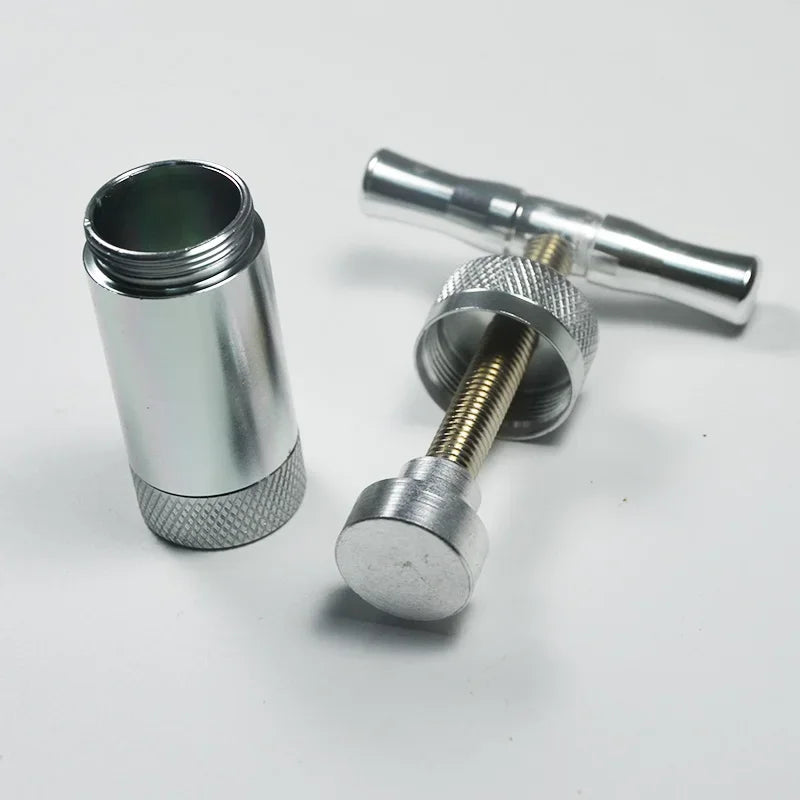 High Quality Aluminum Alloy Press Spice Pepper Mill Smoking Accessories