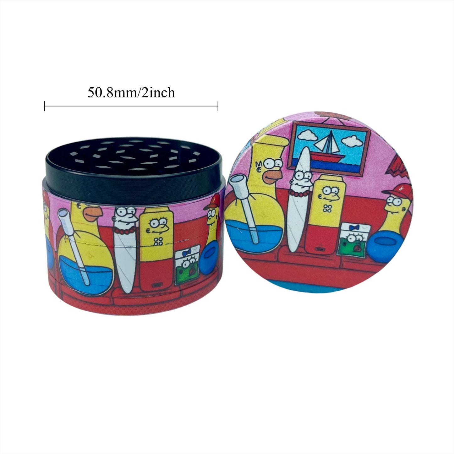 2inch/50mm Lab Friends Metal Herb Grinder