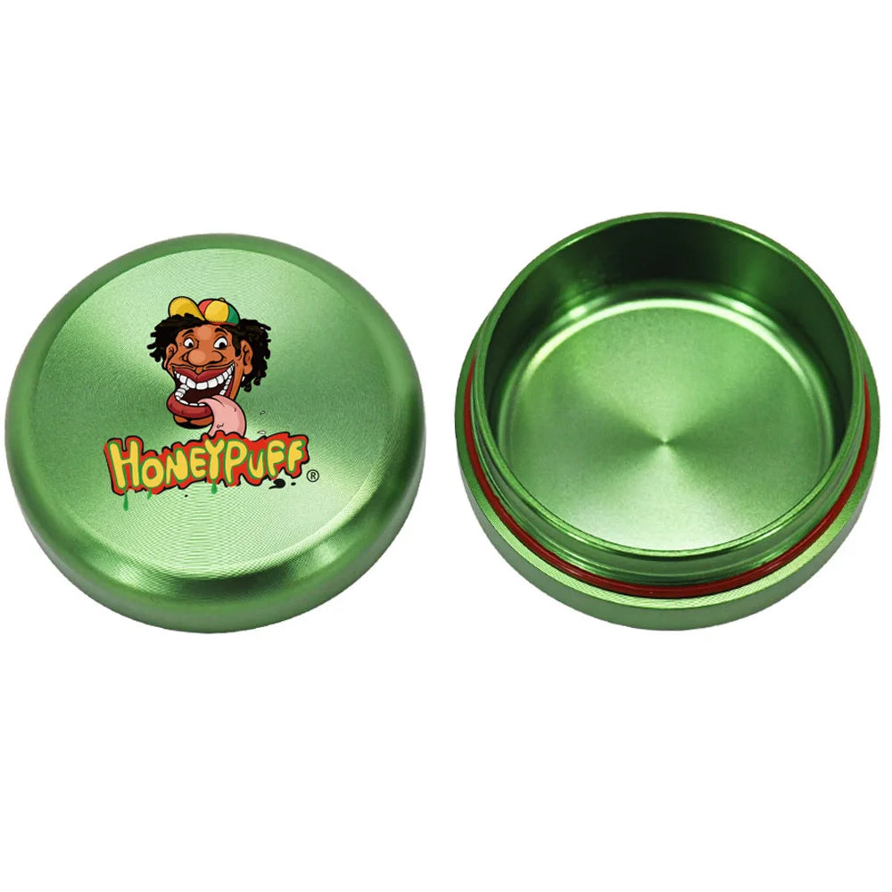 HONEYPUFF Stash Jar Herb Containers Aluminum Tobacco Case 35ML Airtight Storage Accessories