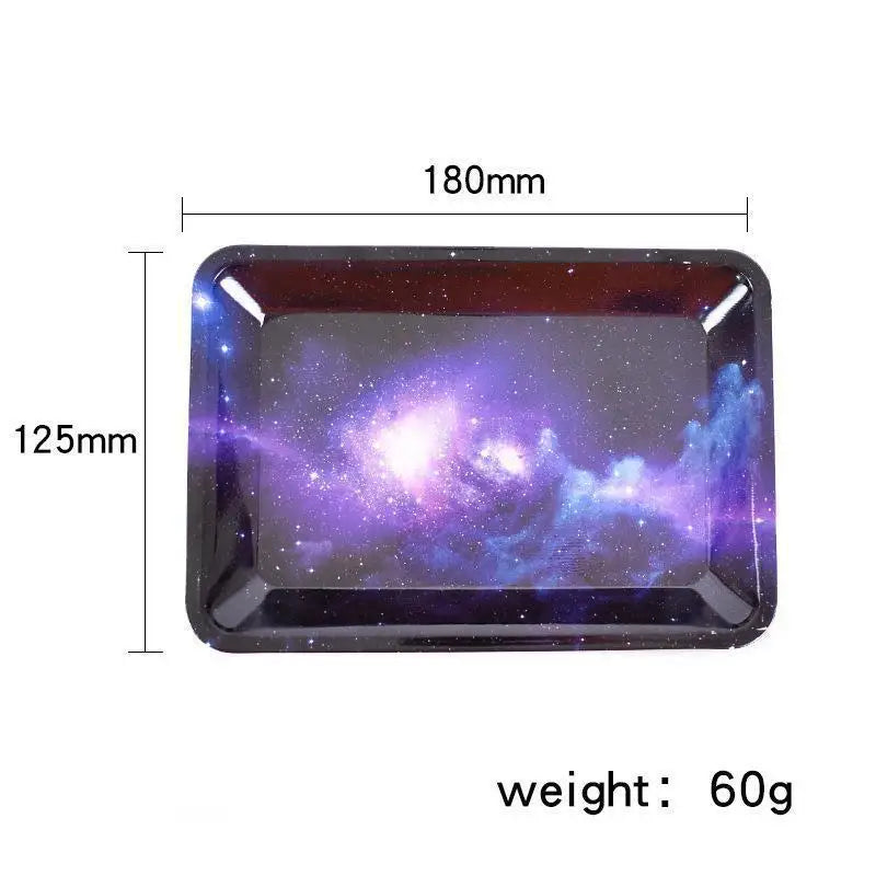 Cigarette Tobacco Metal Rolling Tray Roller Papers Cigar Herb Grinder Tool Storage Plate Smoking Accessories