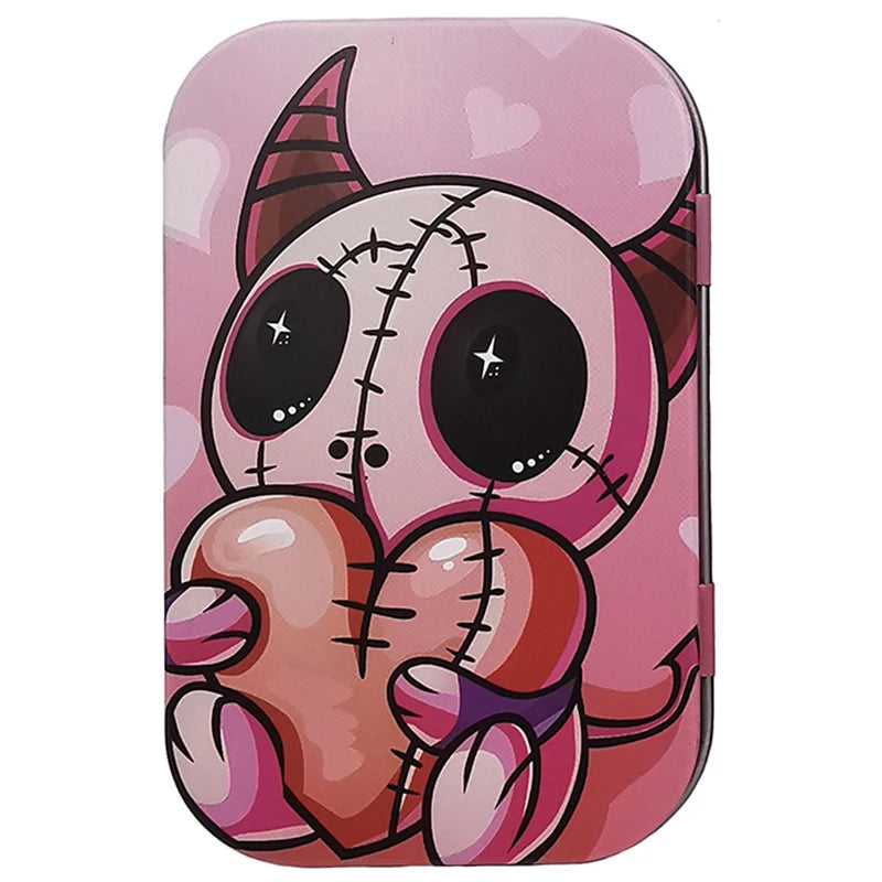 Cigarette Case Box Flip Cap Tobacco Storage Smoke Humidor Rolling Paper Jewelry Candy Coin Key Organizer Tin Flip Gifts Sealed