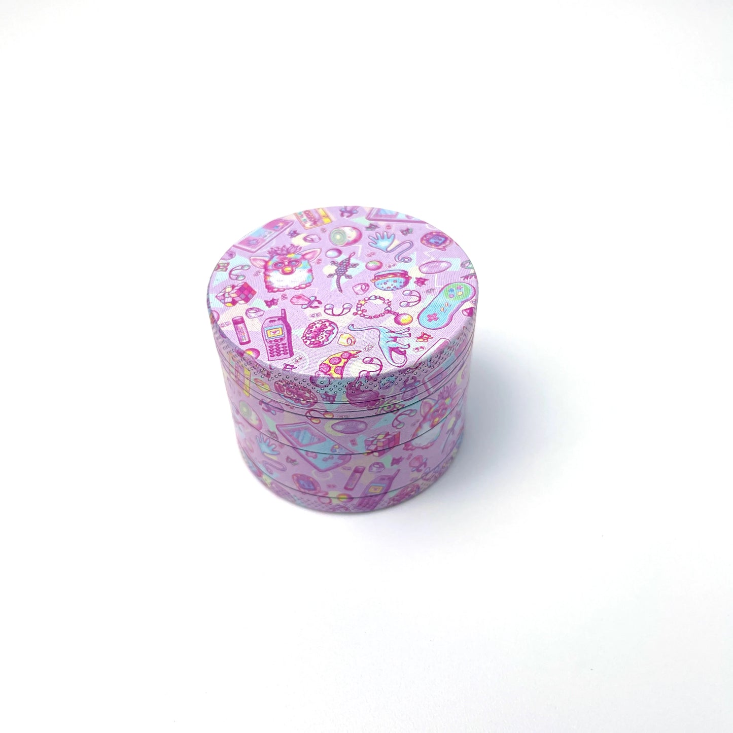 50mm Cute Grinder Metal Magnetic Closure Four Piece Cute Grinders for Girls