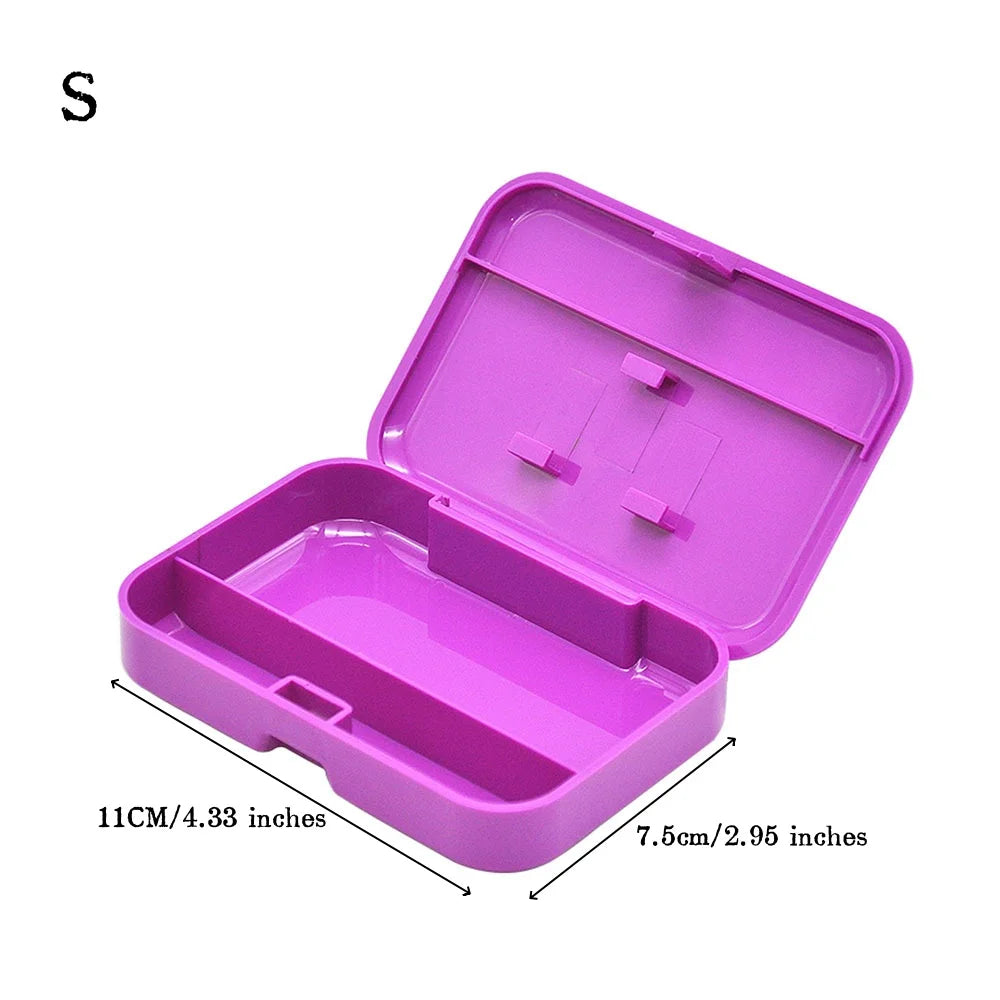 Protable Plastic Tobacco Papers Dry Herb Storage Boxs 110mm*75mm Cone Rolling Paper Cigarette Case Grass for Smoking Accessories