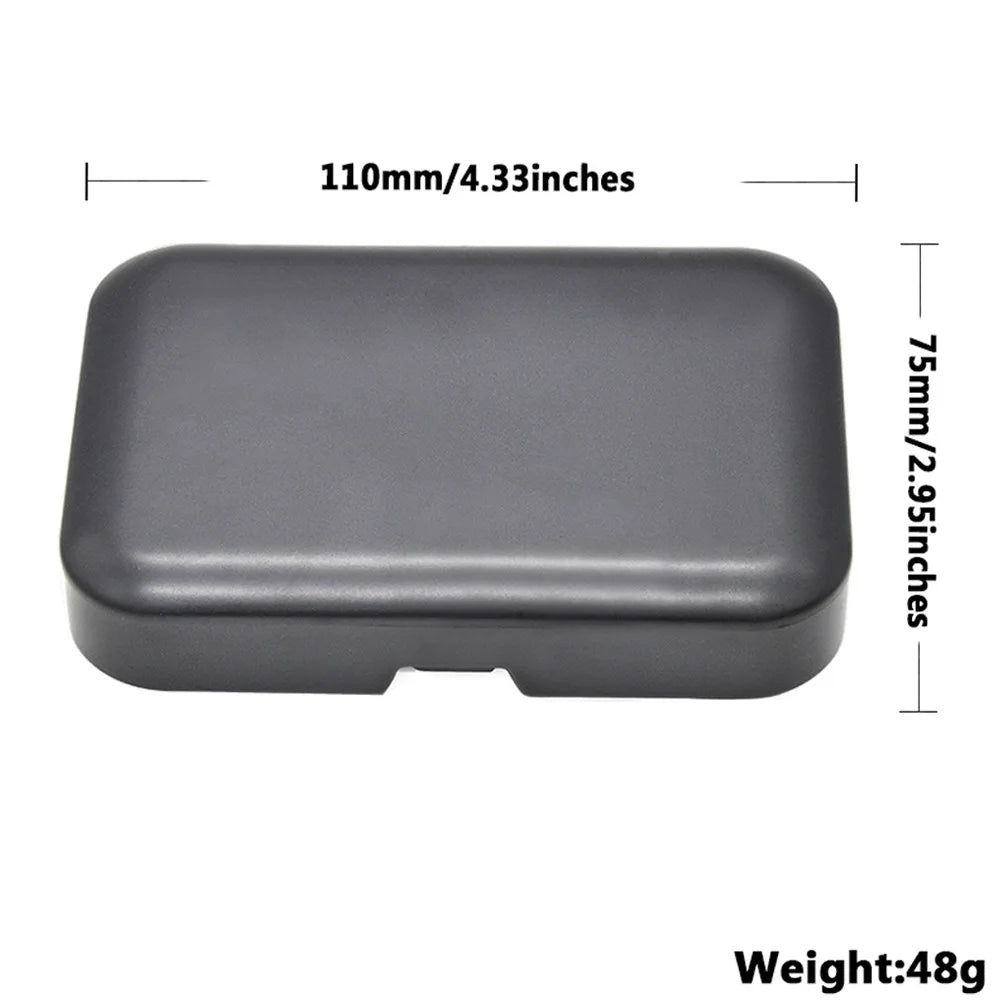 Protable Plastic Tobacco Papers Dry Herb Storage Boxs 110mm*75mm Cone Rolling Paper Cigarette Case Grass for Smoking Accessories