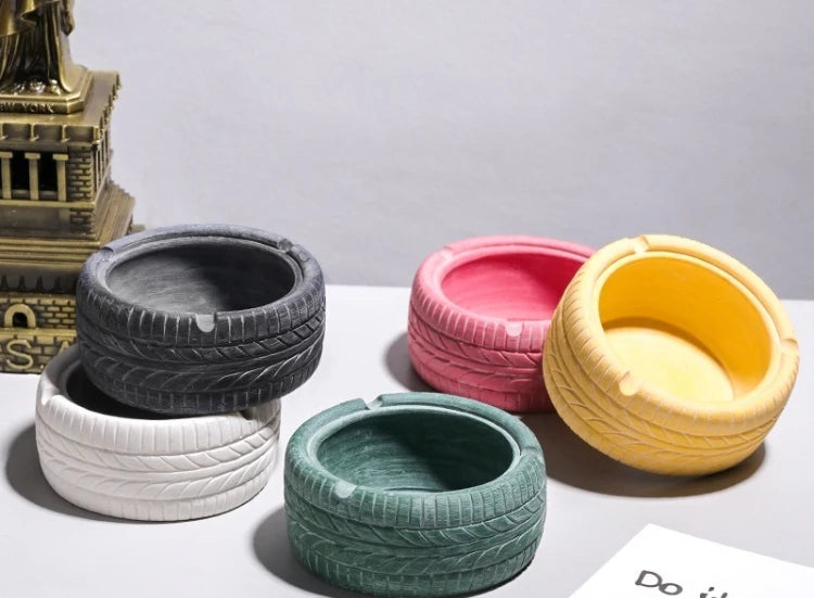 Retro, Personalized, Trendy, Tire, Ashtray, Creative Home Bar, Nordic Ins Decorations, Display, ashtray
