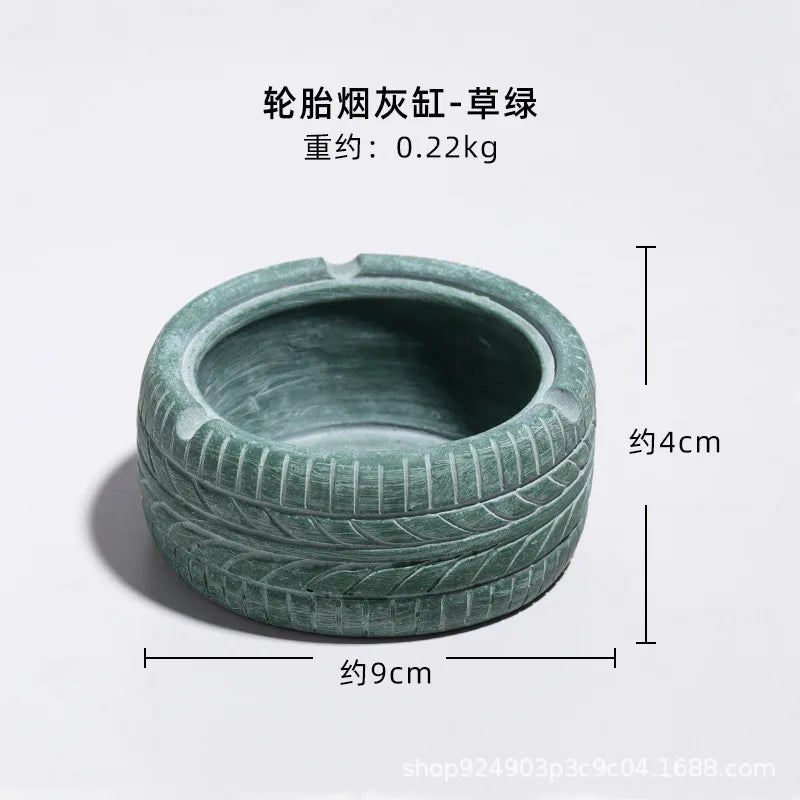 Retro, Personalized, Trendy, Tire, Ashtray, Creative Home Bar, Nordic Ins Decorations, Display, ashtray