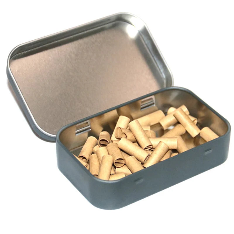 Cigarette Case Box Flip Cap Tobacco Storage Smoke Humidor Rolling Paper Jewelry Candy Coin Key Organizer Tin Flip Gifts Sealed