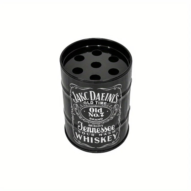 Vintage Industrial Metal Ashtray, No Life Ashtray Leaf & Skull Design Cigarette Ashtray For Home, Bar, Office, CafeF