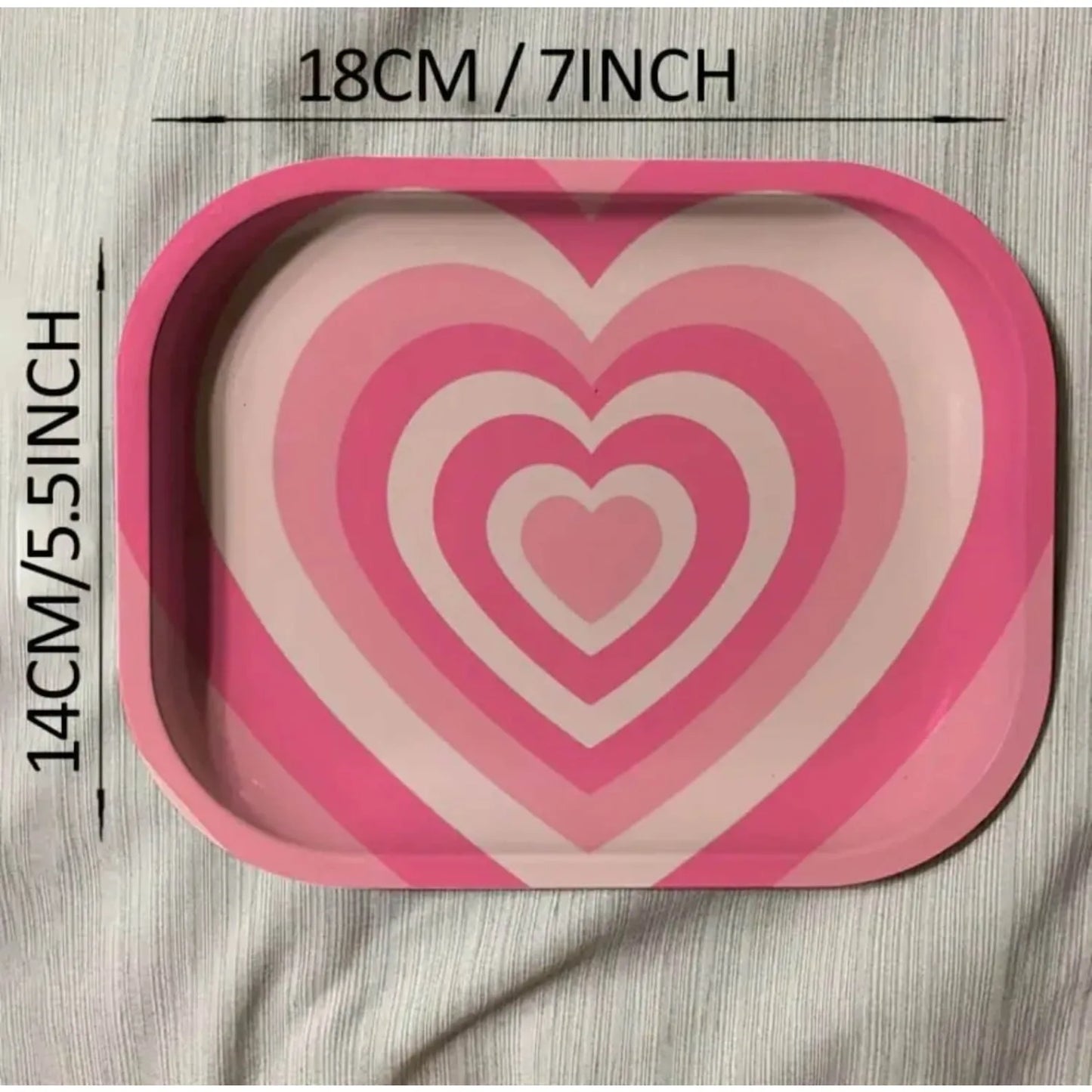 Spooky Rolling Tray Pink and Black | 180 x 140 MM Herb | Tobacco Smoke Accessories