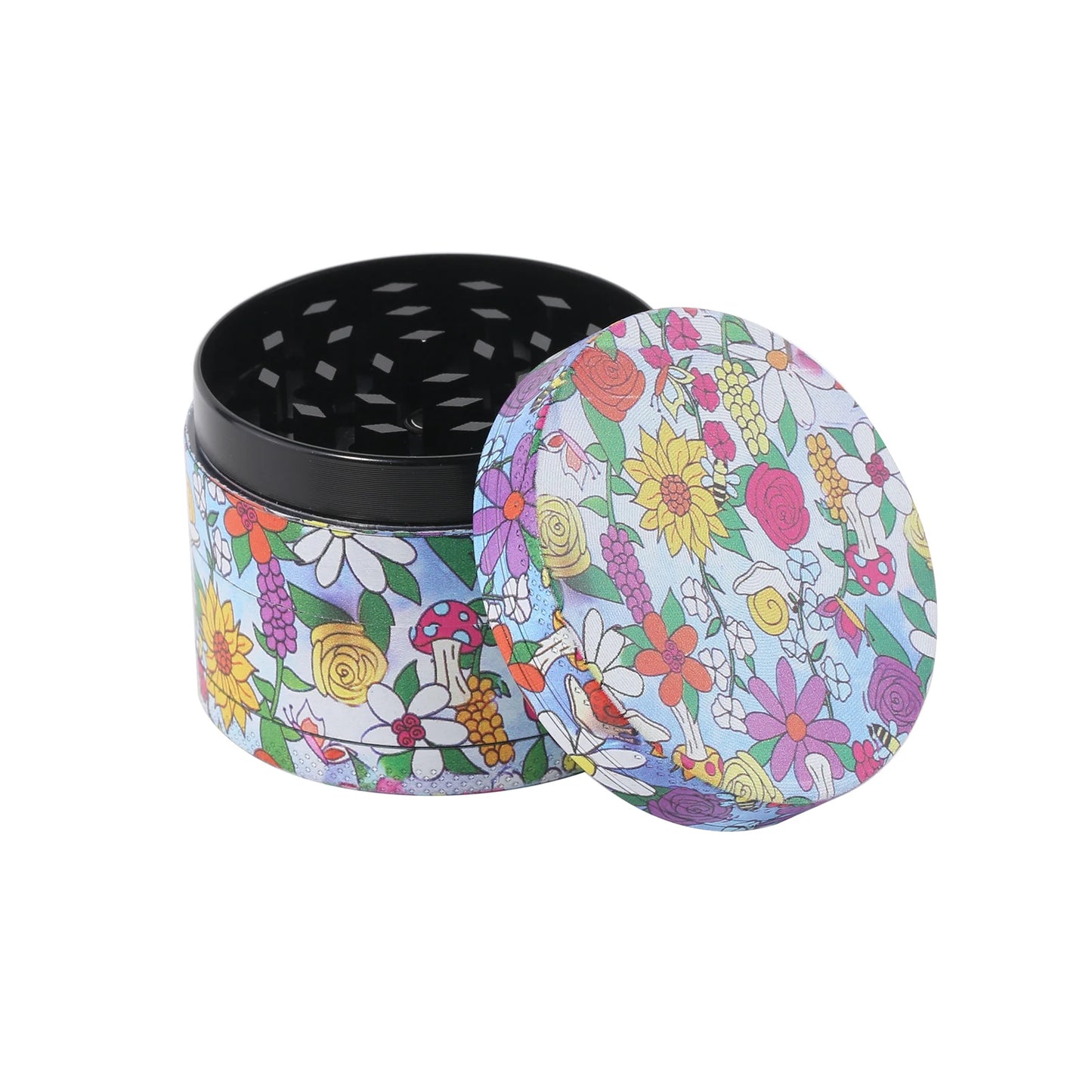 Spring Flowers Metal Herb Grinder 2inch/50mm Girly Gifts