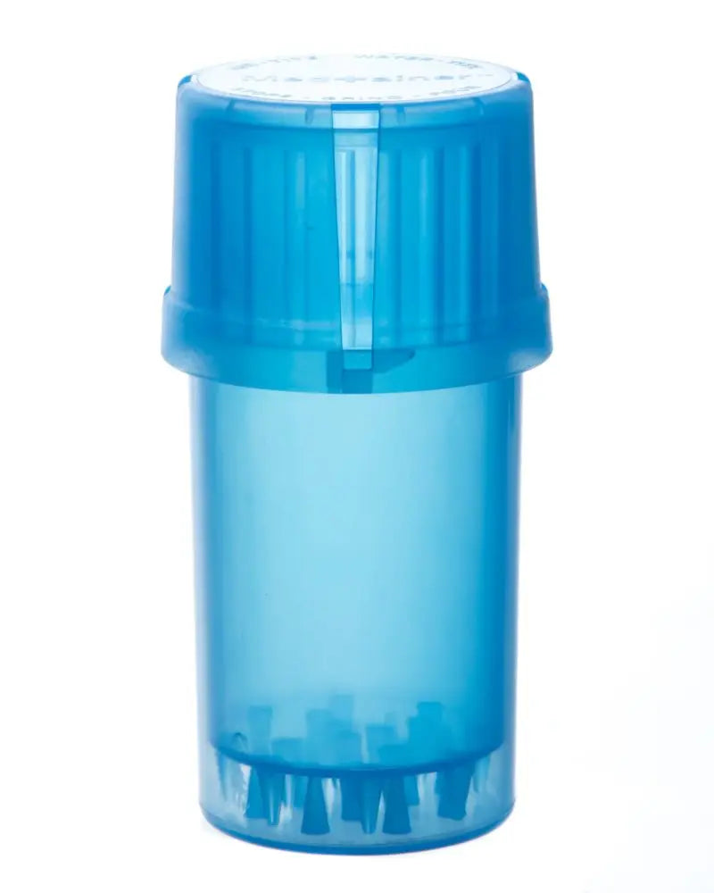 Stash Jar Storage Container with a Built-In Grinder Air Tight Water and Smell Proof Container