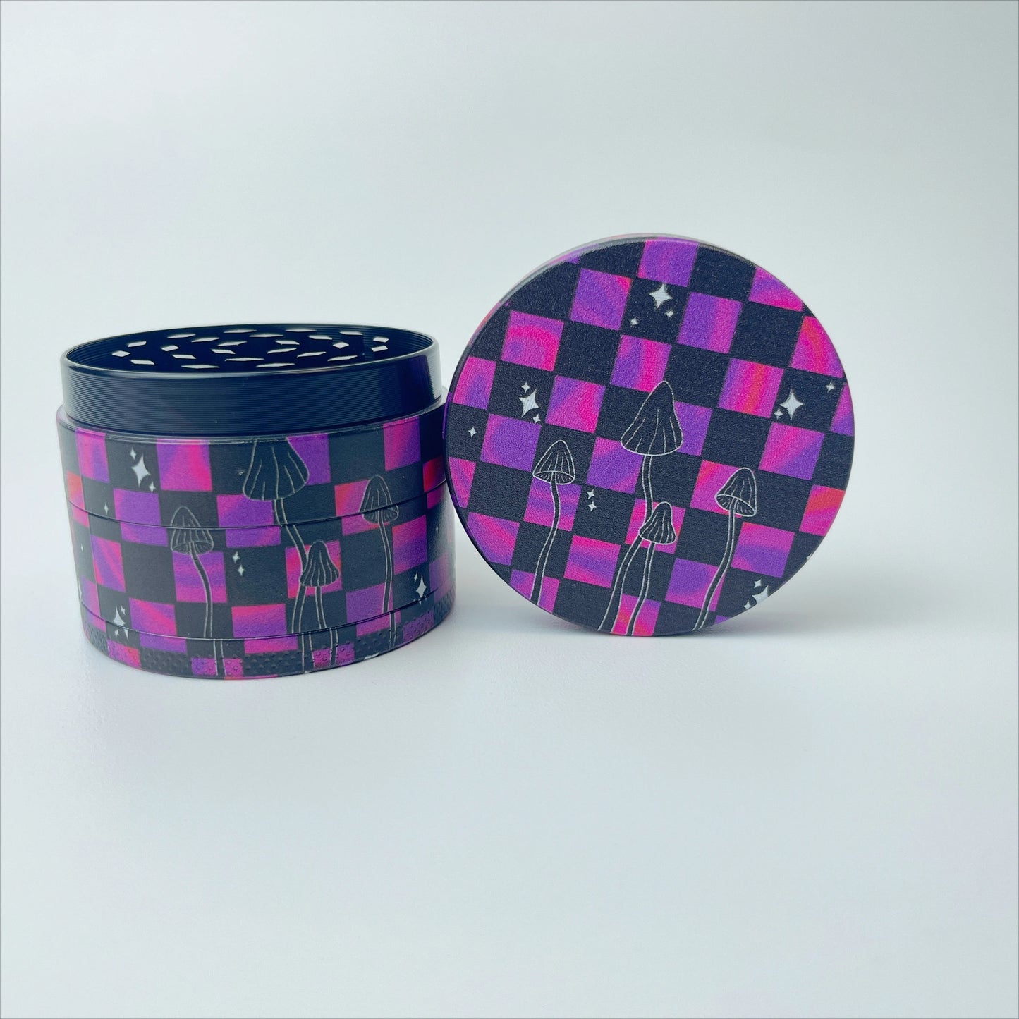 2inch/50mm Burn Book Pink Collection Metal Herb Grinder