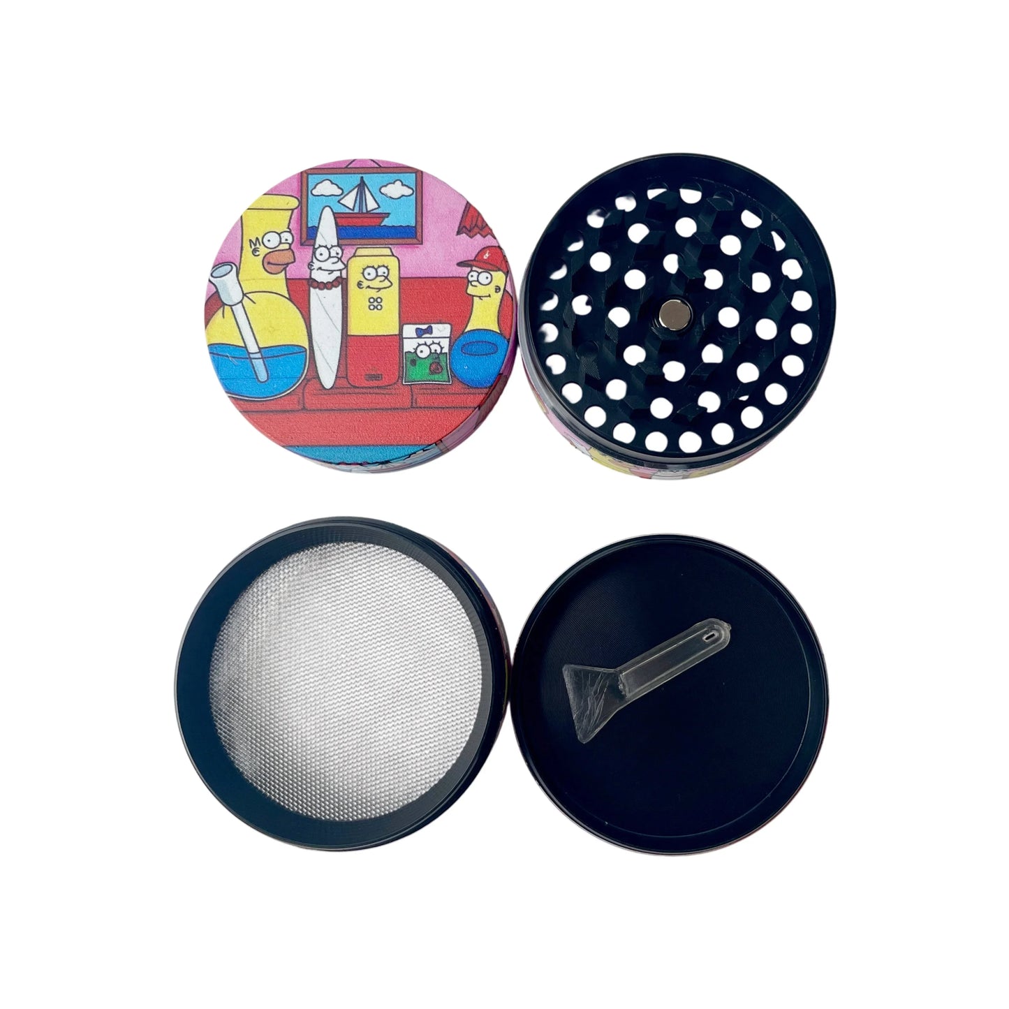 2inch/50mm Lab Friends Metal Herb Grinder