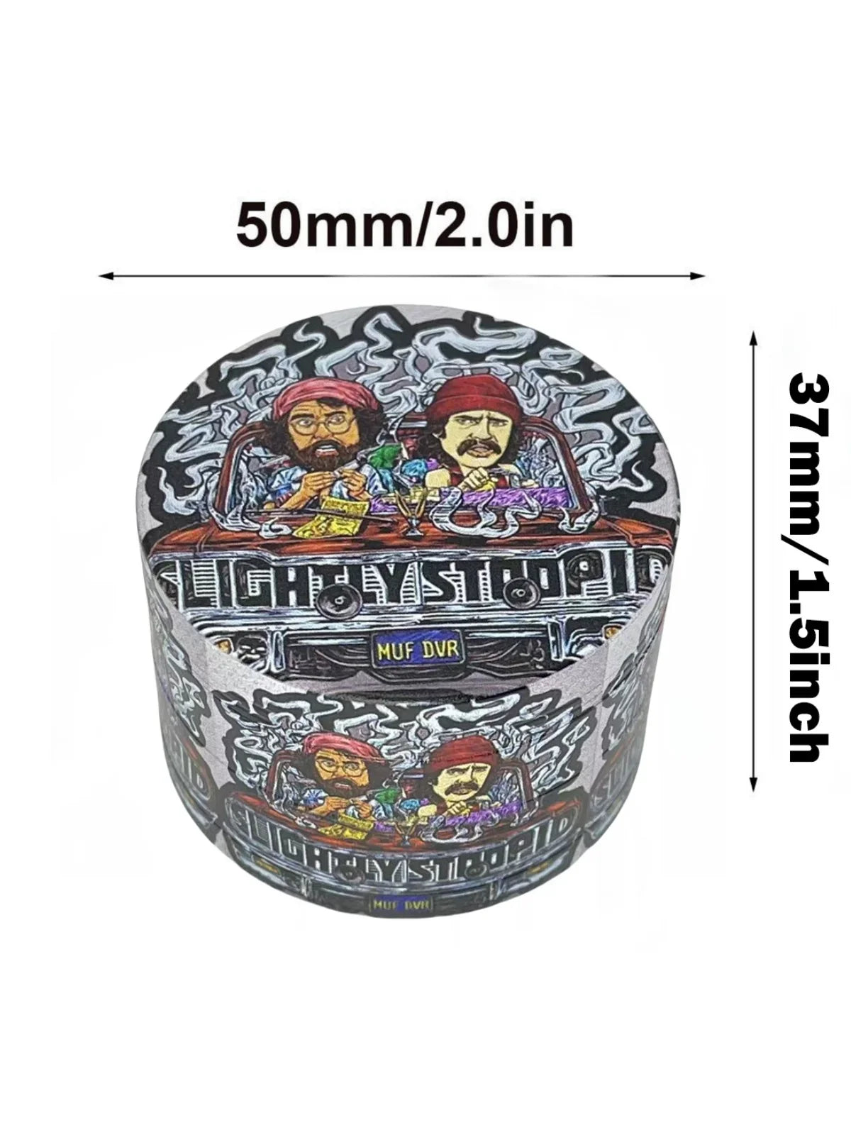 2/2.5inch Cartoon Herb Grinder Metal 4-Layer Manual Spice Mortar Mill Salt Pestle Raw Grass Tobacco Grinder Smoking Kitchen Tool