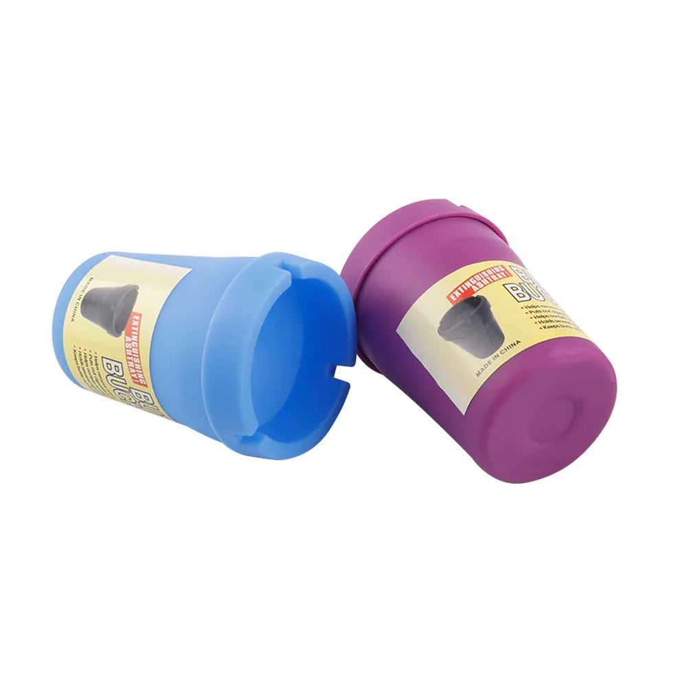 JUSES' S Fashion Car Ashtray Fireproof Material Easy Clean Ash Tray Fit Most Auto Cup Holder Truck Office Home Accessories