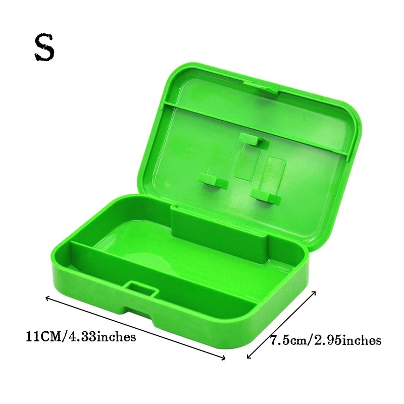 Protable Plastic Tobacco Papers Dry Herb Storage Boxs 110mm*75mm Cone Rolling Paper Cigarette Case Grass for Smoking Accessories
