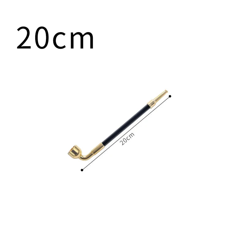 Old-style Copper Long Rod Smoking Tobacco Pipe Traditional Long Tobacco Smoking Pipe Men's Smoker Gift