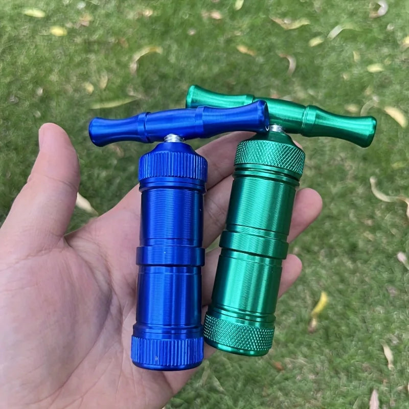 High Quality Aluminum Alloy Press Spice Pepper Mill Smoking Accessories