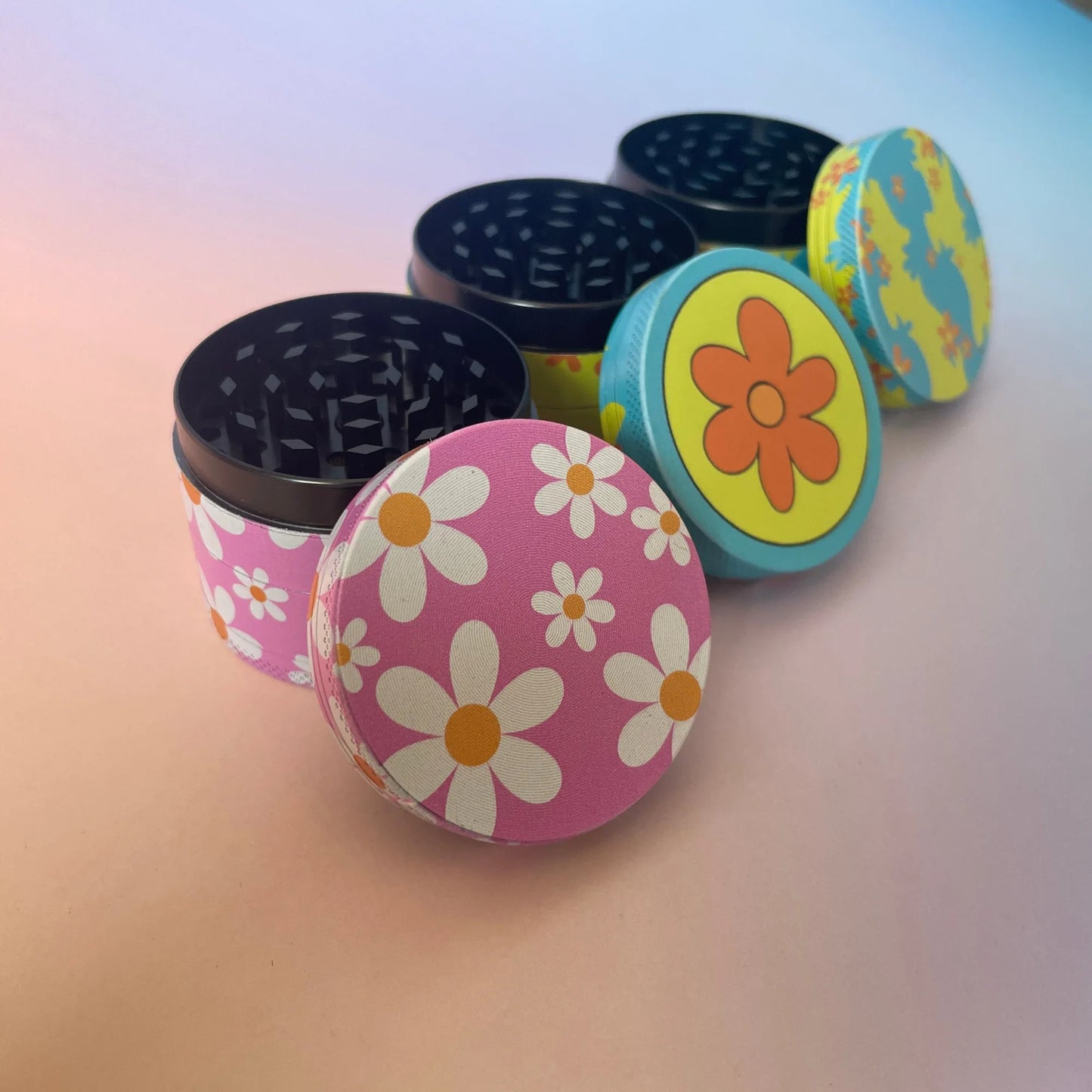 Spring Flowers Metal Herb Grinder 2inch/50mm Girly Gifts
