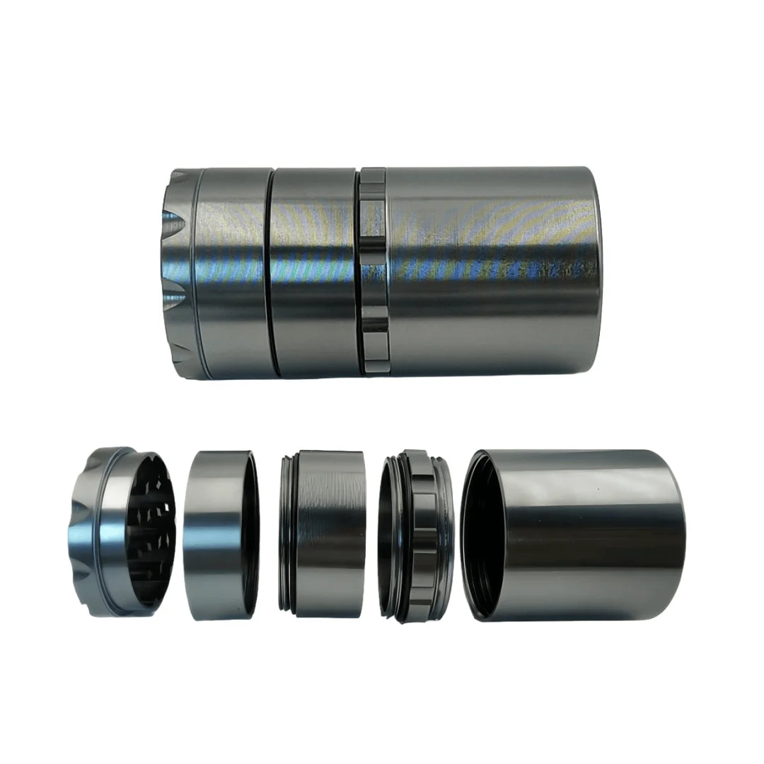 50mm 5-Layer Grinder | 8 Colors | with Storage Base & Diamond Teeth for Efficient Grind,Tobacco Accessories