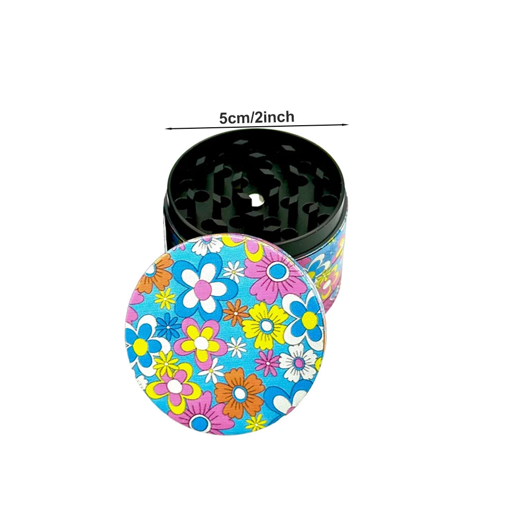 Spring Flowers Metal Herb Grinder 2inch/50mm Girly Gifts