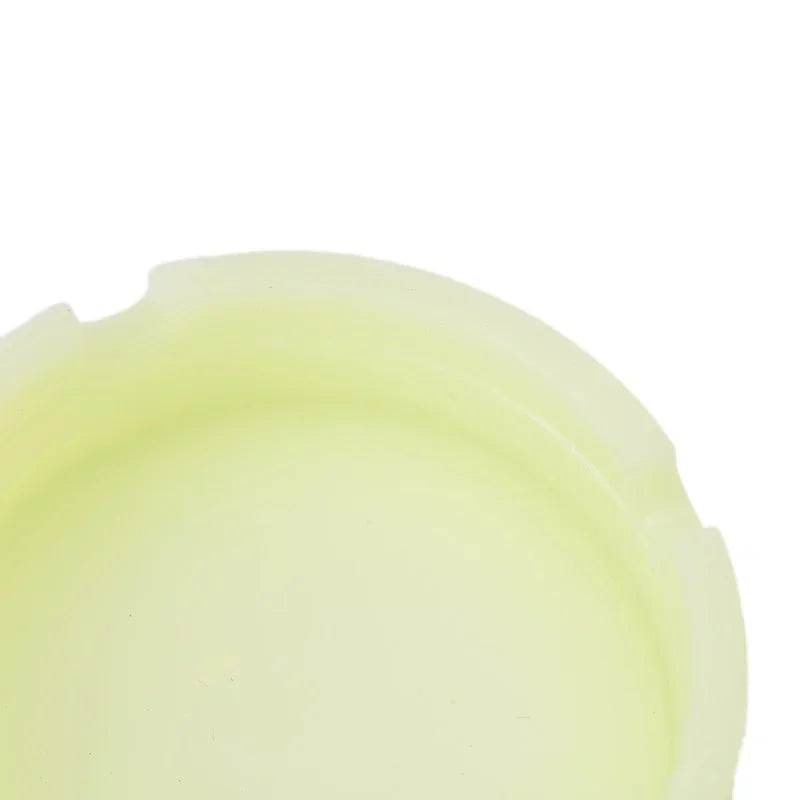 High Heat Resistant Glowing/Colourful Silicone Ashtray Light Round Ashtray Fluorescent Ashtray