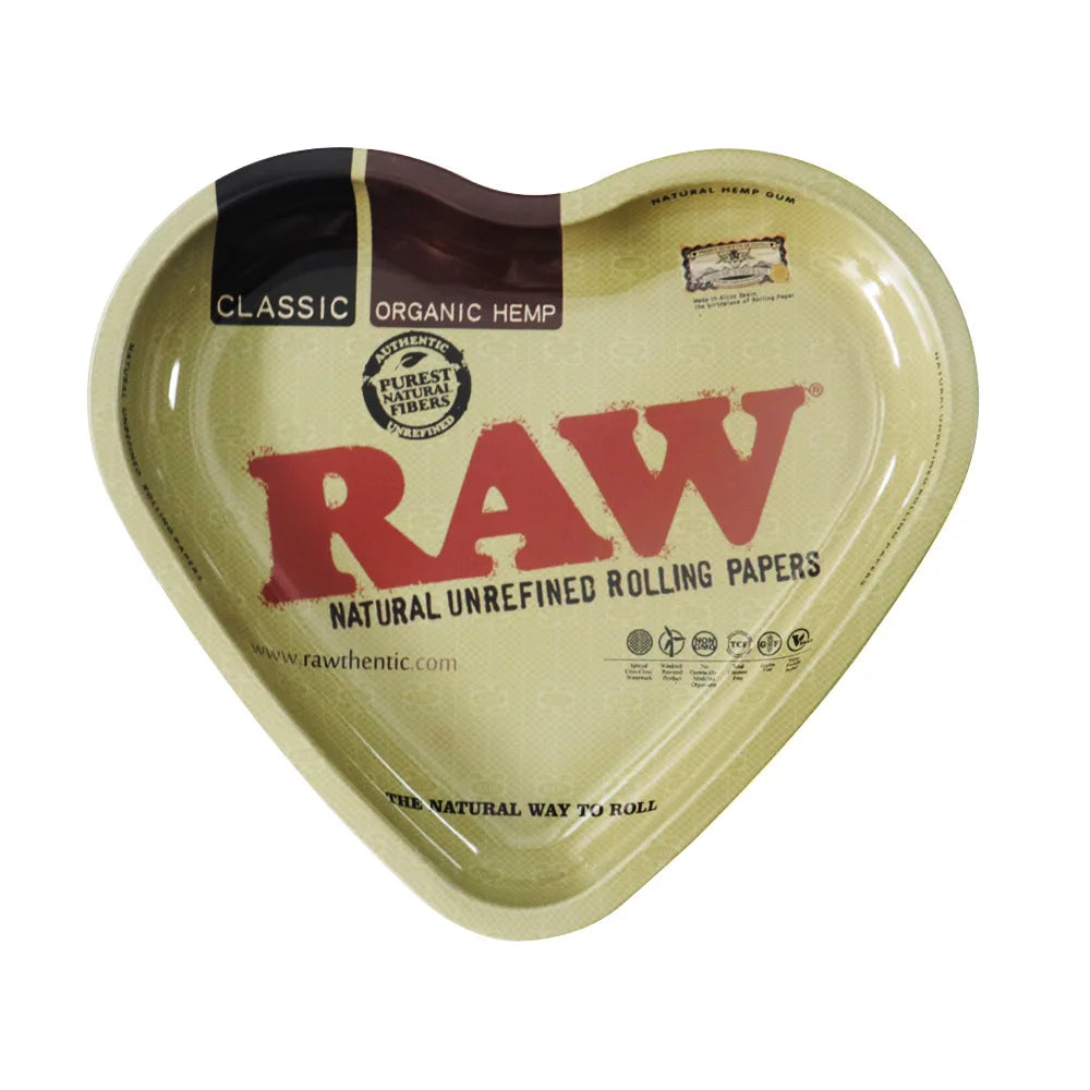 Love-Shaped Cigarette Tray Tobacco Metal Rolling Tray 16.5x18CM Plate 60MM Plastics Herb Grinder 2 layer Cigarette Spice Crusher