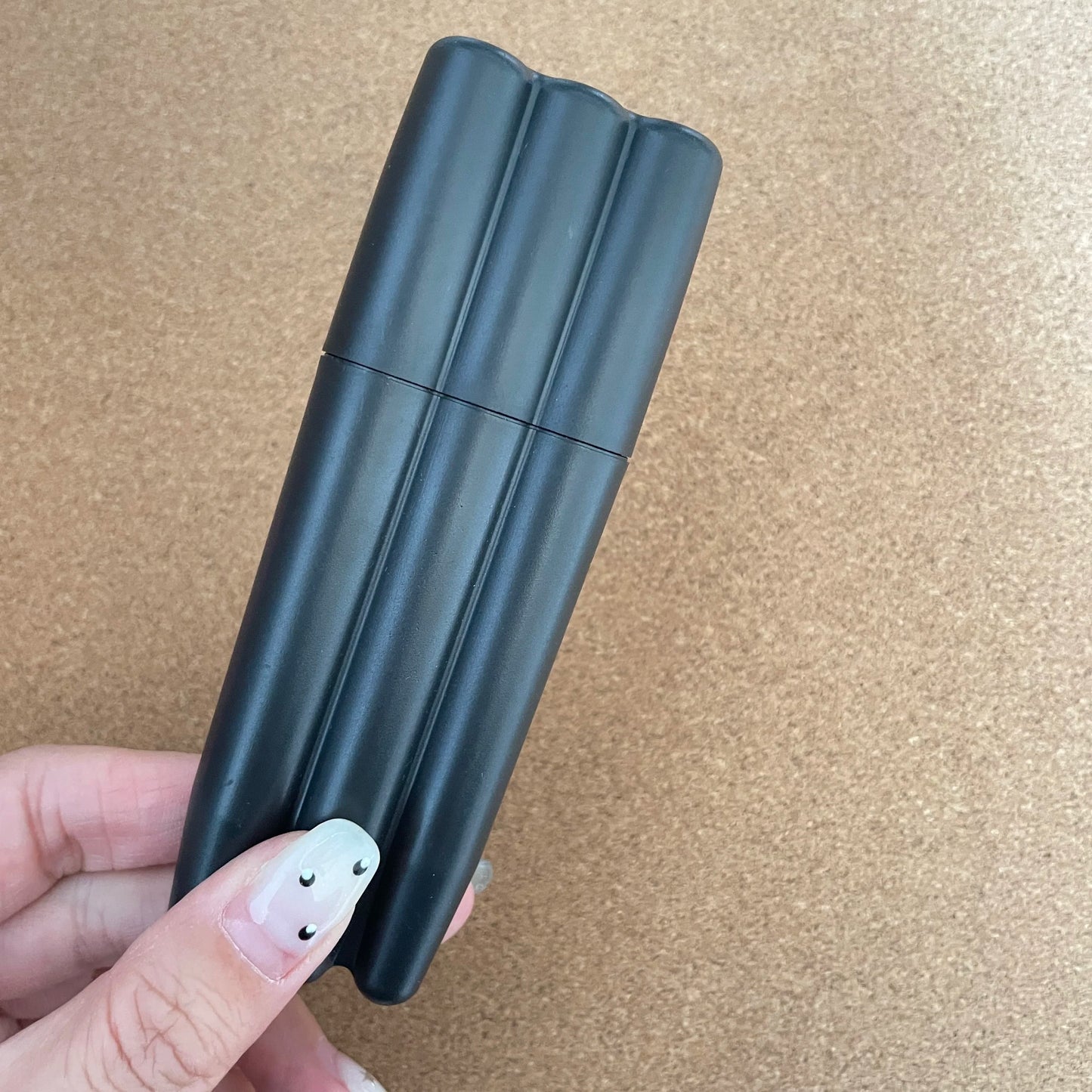 Three Tree Triple Black Case Plastic Storage Easy to Take