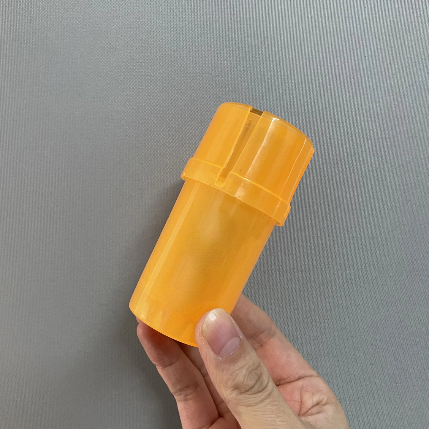 Stash Jar Storage Container with a Built-In Grinder Air Tight Water and Smell Proof Container