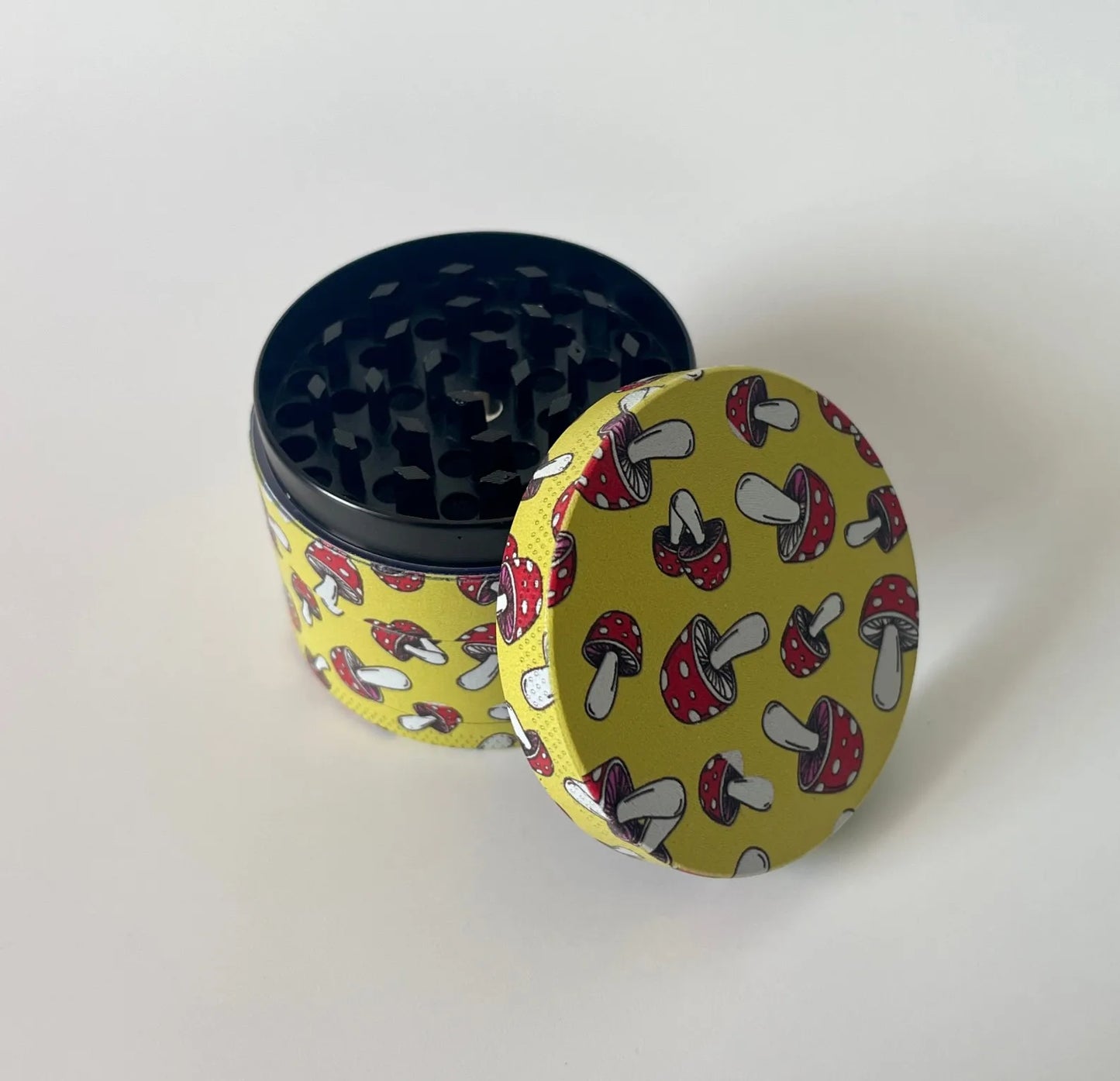 Mushroom Collection Metal Herb Grinder 2inch/50mm
