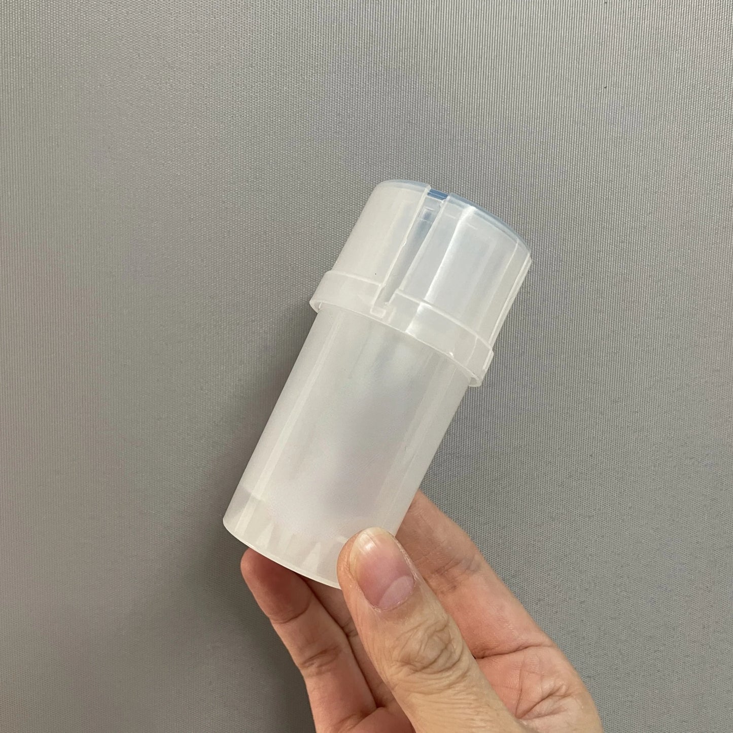 Stash Jar Storage Container with a Built-In Grinder Air Tight Water and Smell Proof Container
