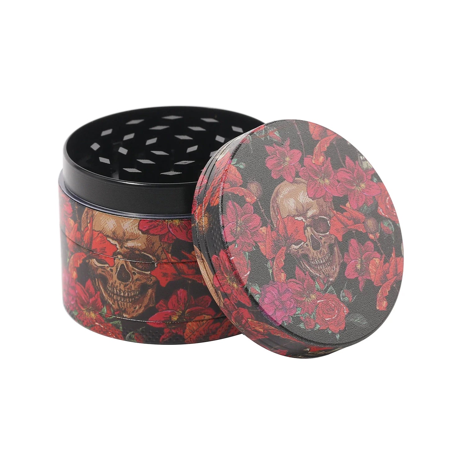 Spooky Skull Metal Herb Grinder 2inch/50mm