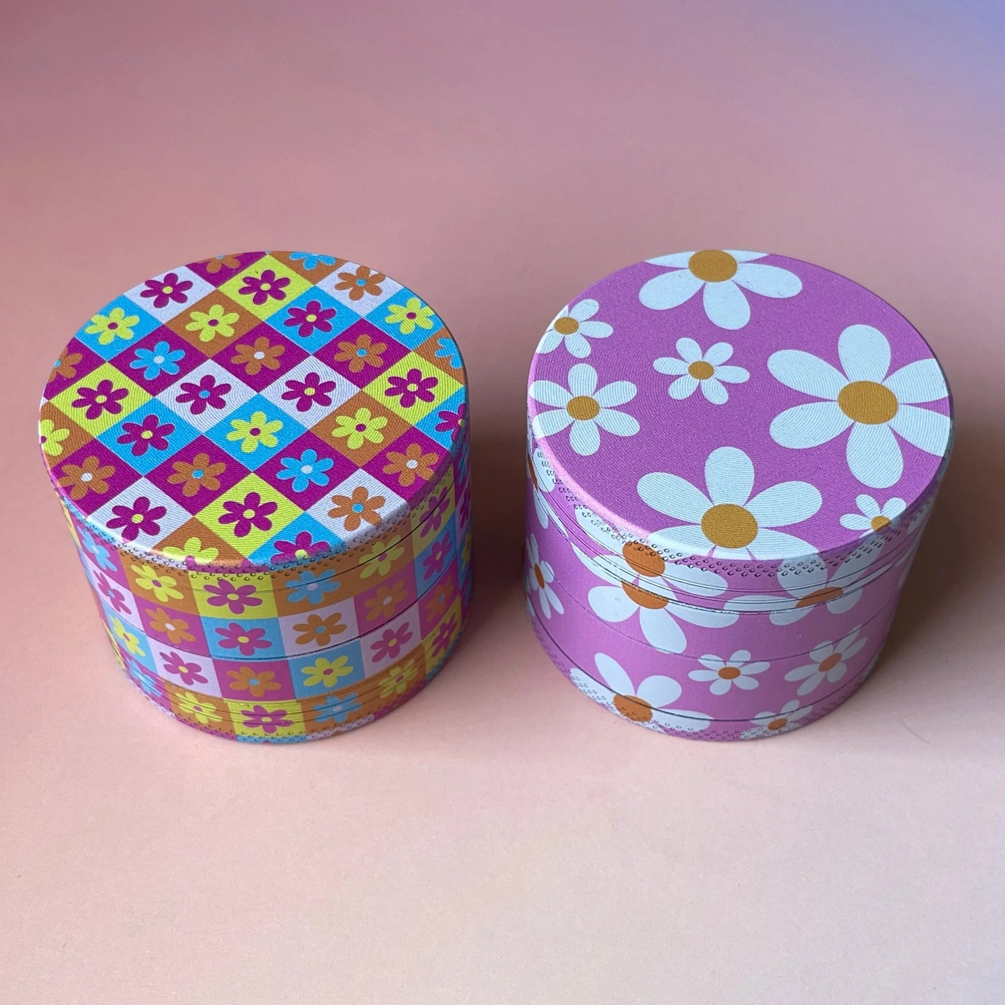 Spring Flowers Metal Herb Grinder 2inch/50mm Girly Gifts