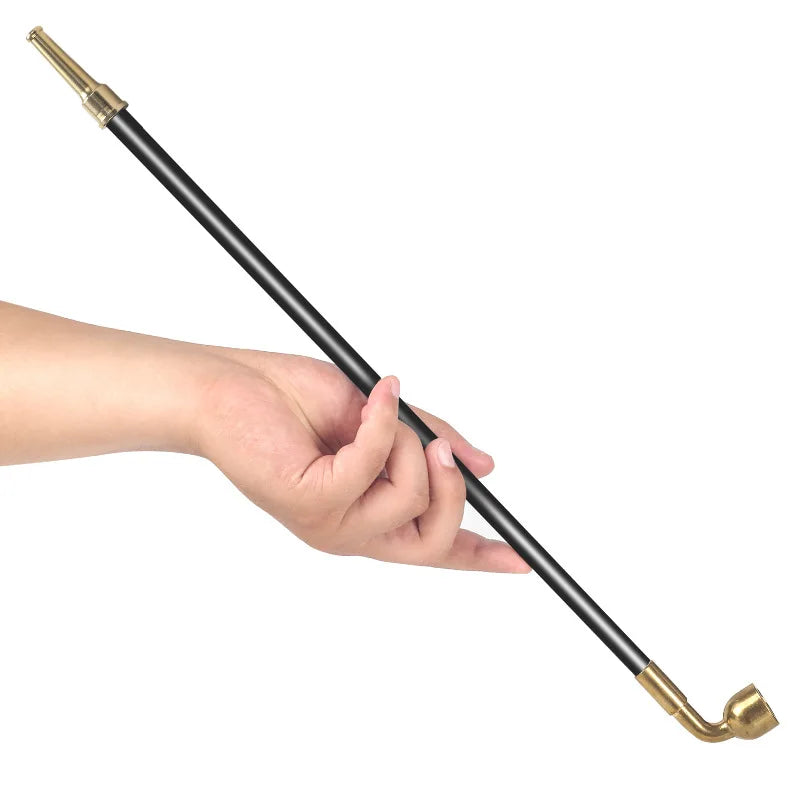 Old-style Copper Long Rod Smoking Tobacco Pipe Traditional Long Tobacco Smoking Pipe Men's Smoker Gift