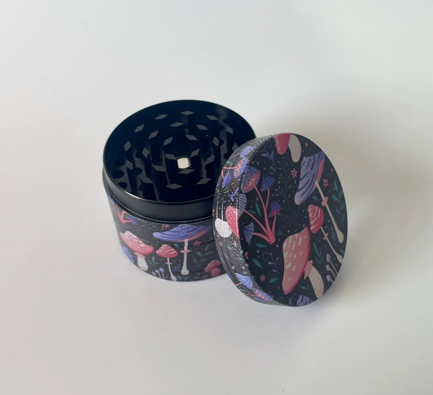 Mushroom Collection Metal Herb Grinder 2inch/50mm